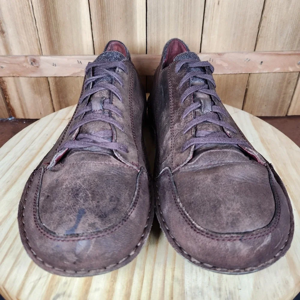 Patagonia Banyan Lace Shoes Mens Size 12 Leather Casual Performance Espresso